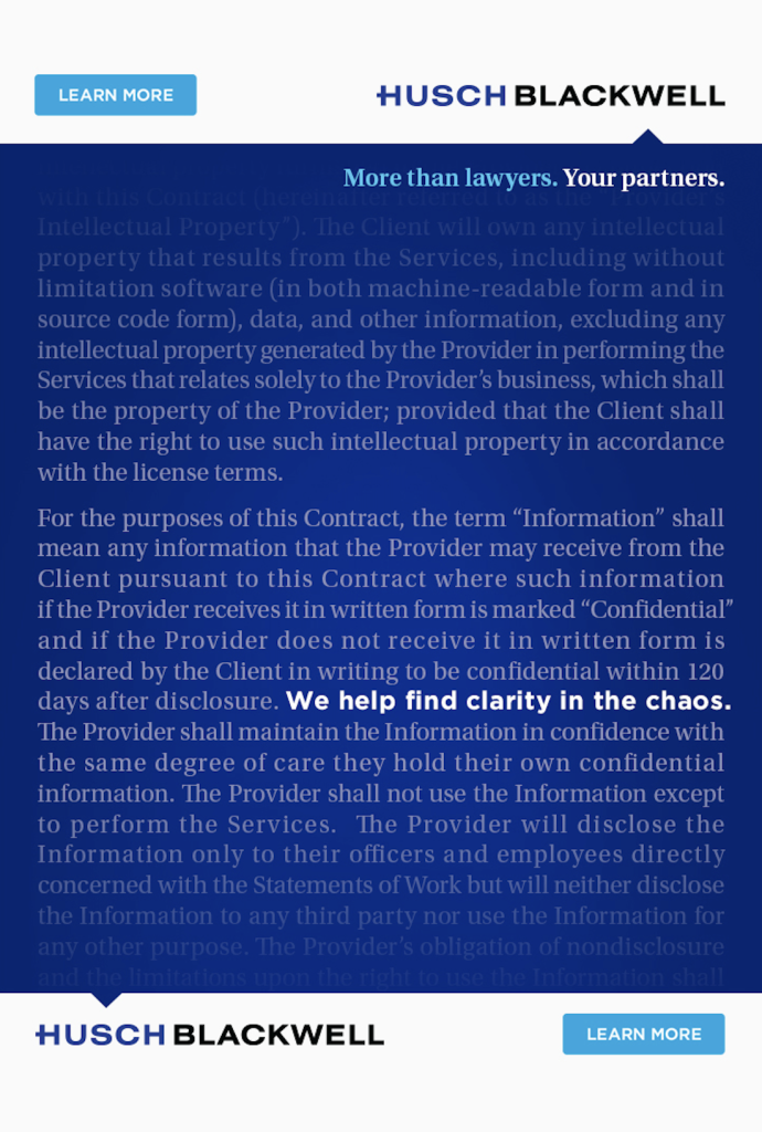huschblackwell law firm digital advertising theme 2 kindred marketing muskegon